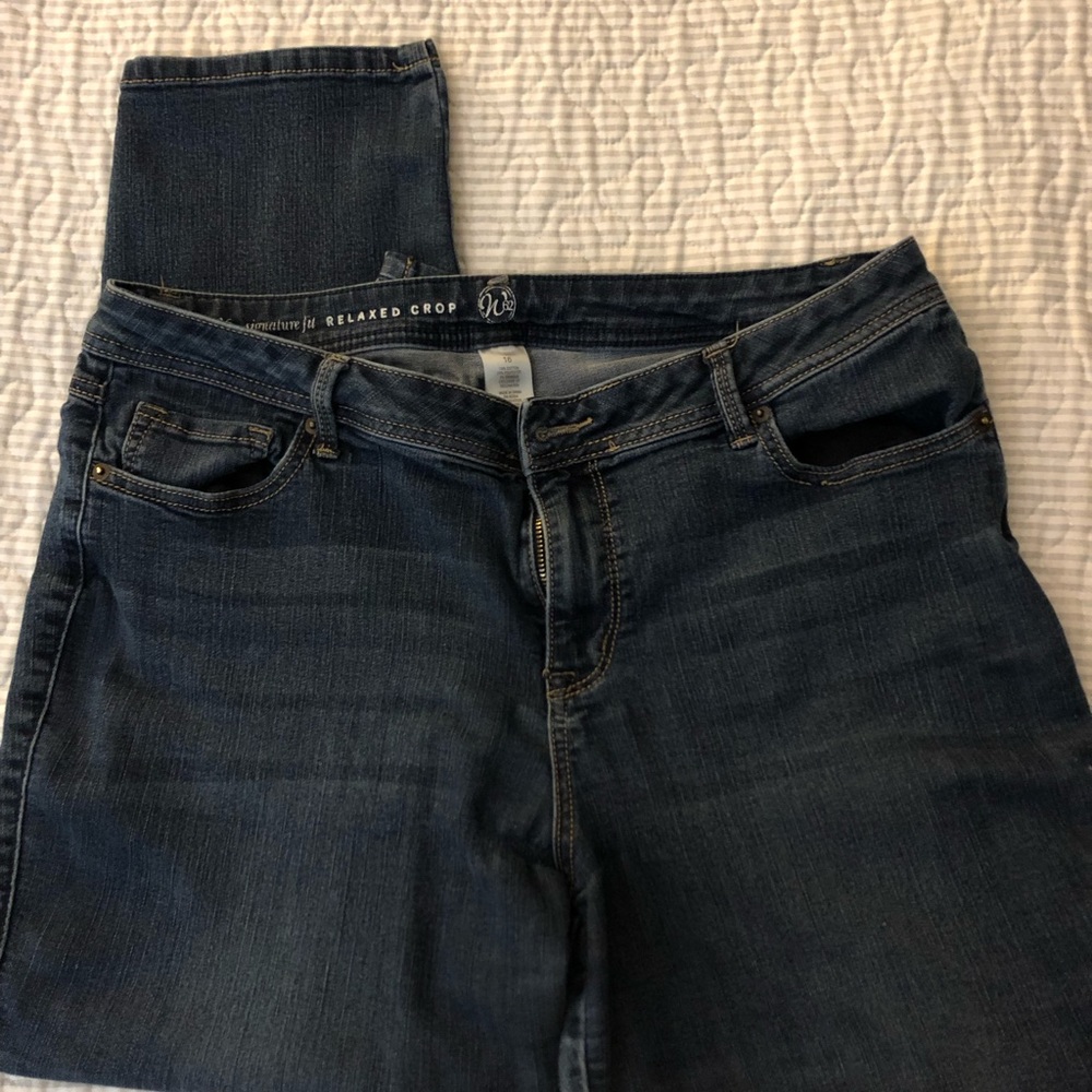 Dress Barn W62 relaxed crop jeans
